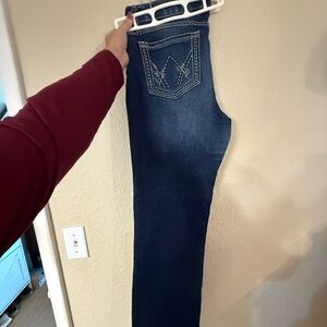 Women's Boot Cut Jeans in Deep Blue